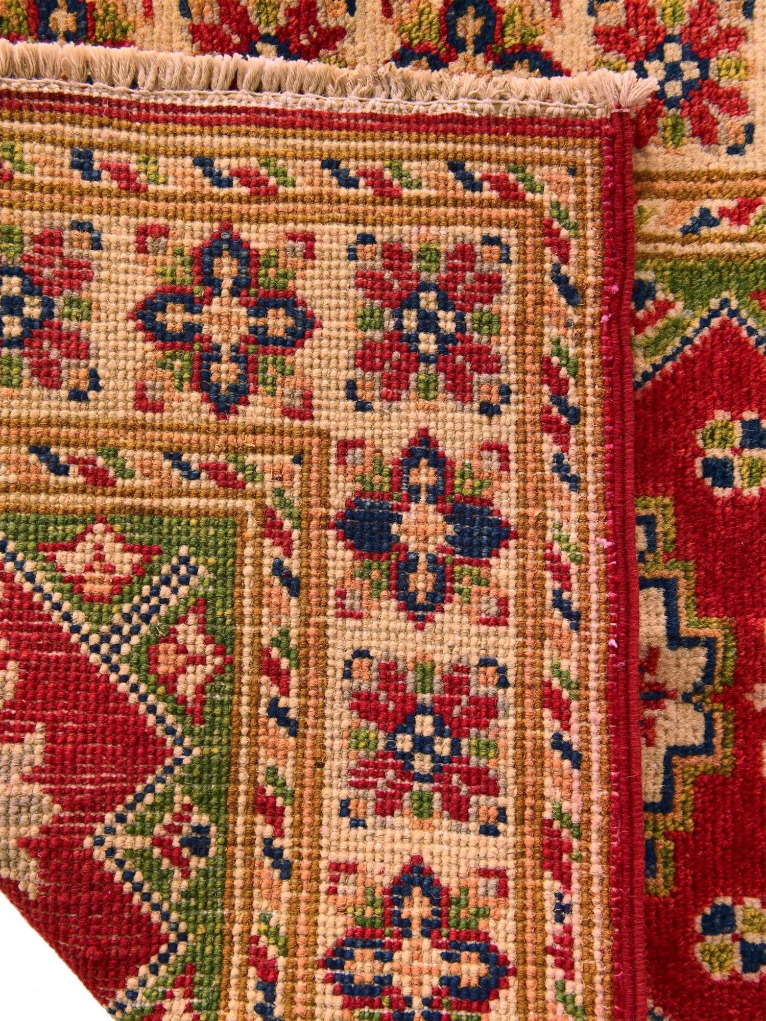 1' 11 x 2' 10 Hand Knotted Kazak Rug
