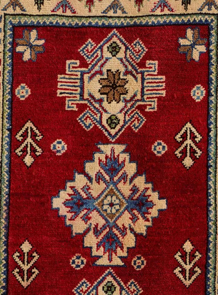 2' 1 x 3' 2 Hand Knotted Kazak Rug