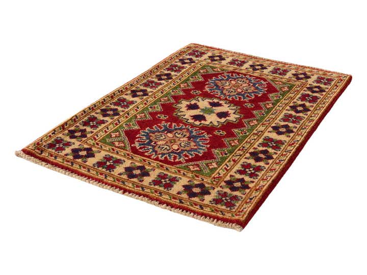 2' x 2' 11 Hand Knotted Kazak Rug