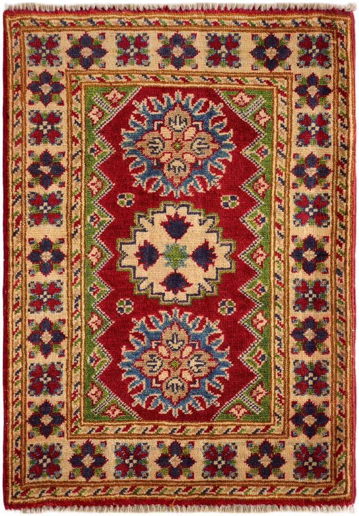 2' x 2' 11 Hand Knotted Kazak Rug