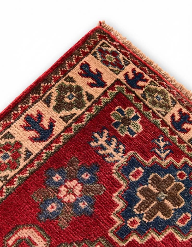 Detail image of 2' x 3' 3 Hand Knotted Kazak Rug