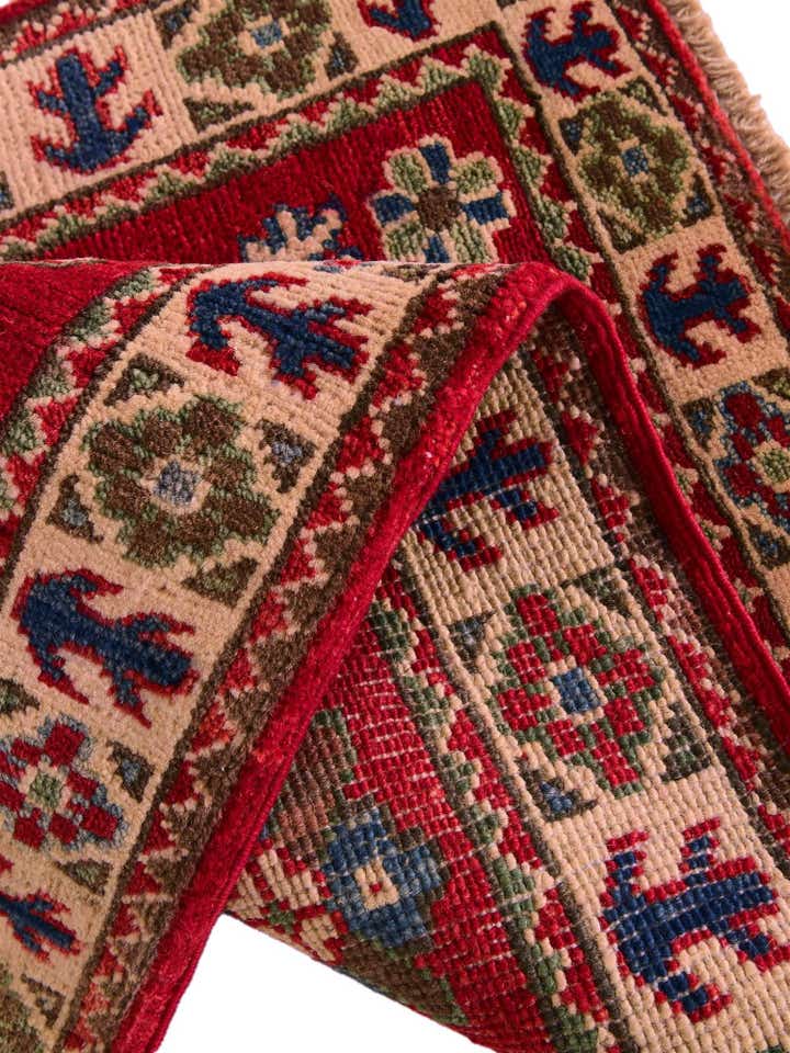 2' x 3' 3 Hand Knotted Kazak Rug