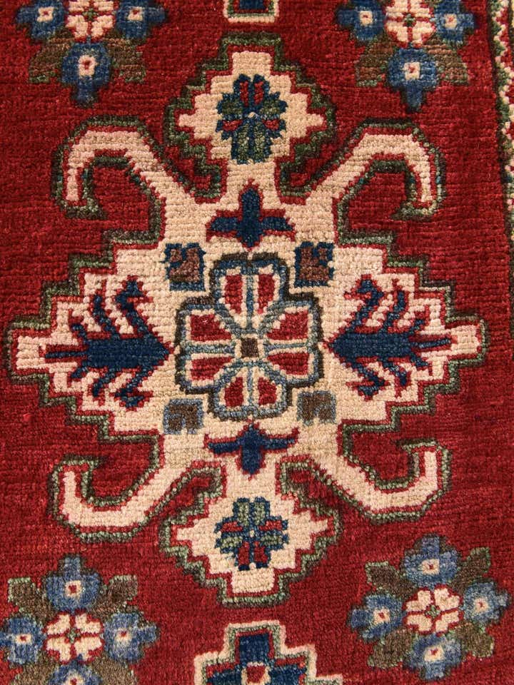 2' x 3' 3 Hand Knotted Kazak Rug