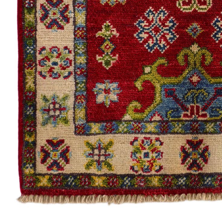 Detail image of 2' x 3' 2 Hand Knotted Kazak Rug