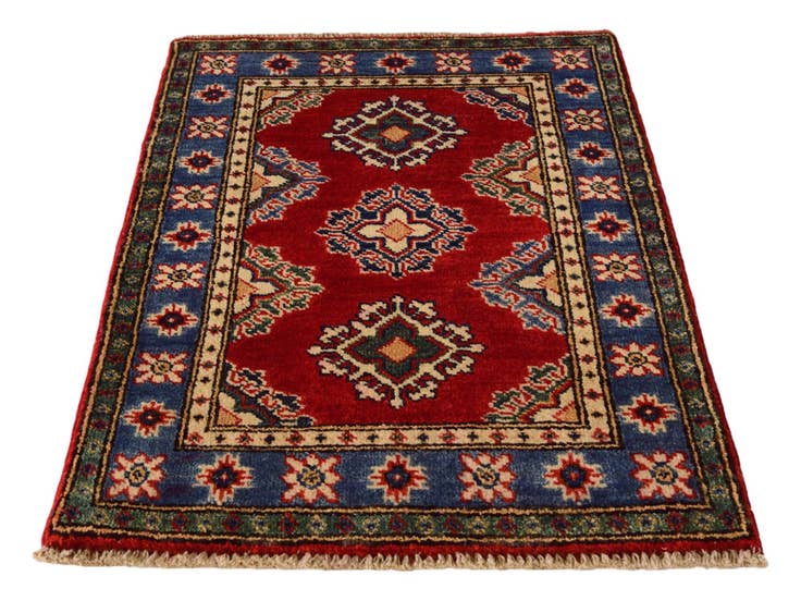 Detail image of 1' 11 x 2' 11 Hand Knotted Kazak Rug