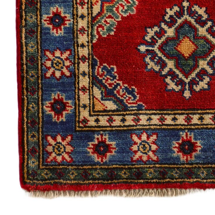 Detail image of 1' 11 x 2' 11 Hand Knotted Kazak Rug