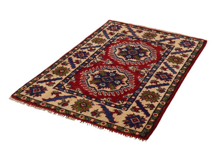 Detail image of 2' x 3' 1 Hand Knotted Kazak Rug