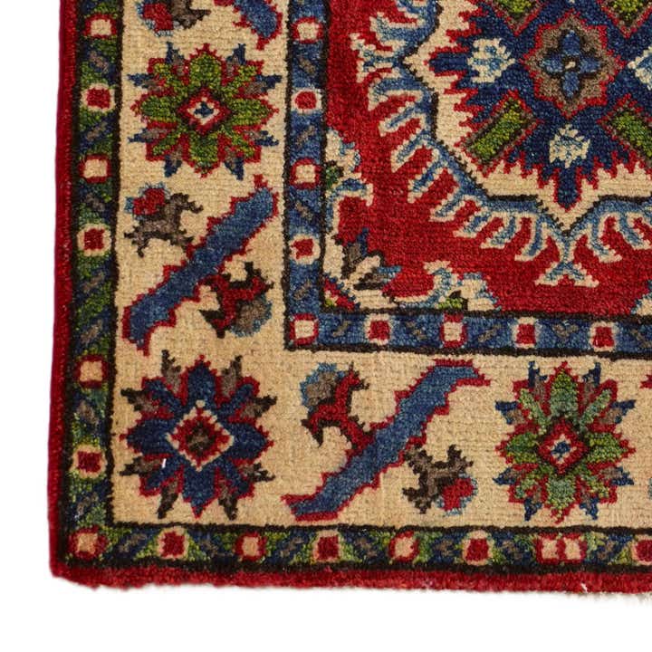 2' x 3' 1 Hand Knotted Kazak Rug