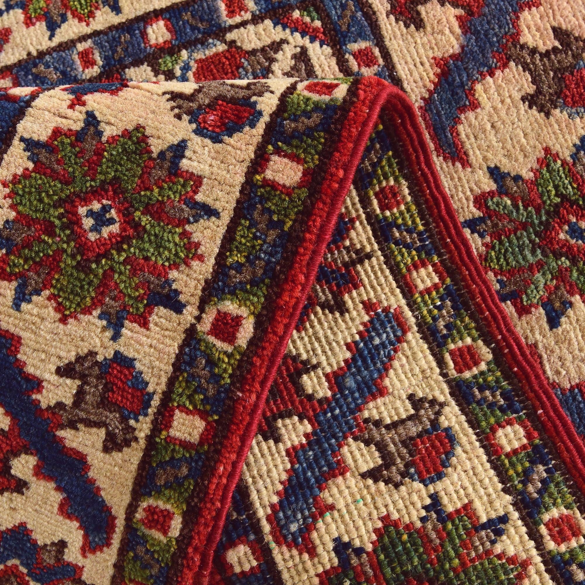 2' x 3' 1 Hand Knotted Kazak Rug