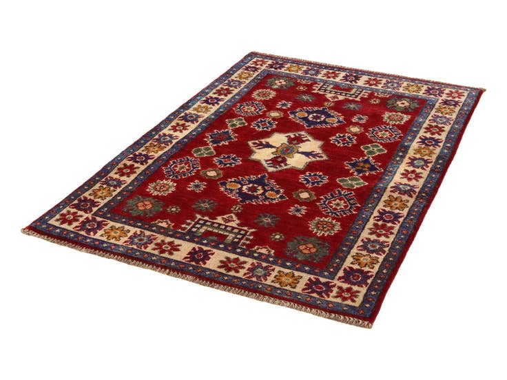 Detail image of 2' 8 x 4' Hand Knotted Kazak Rug