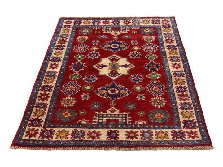 2' 8 x 4' Hand Knotted Kazak Rug