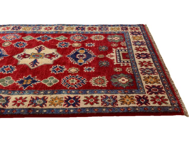 Detail image of 2' 8 x 4' Hand Knotted Kazak Rug