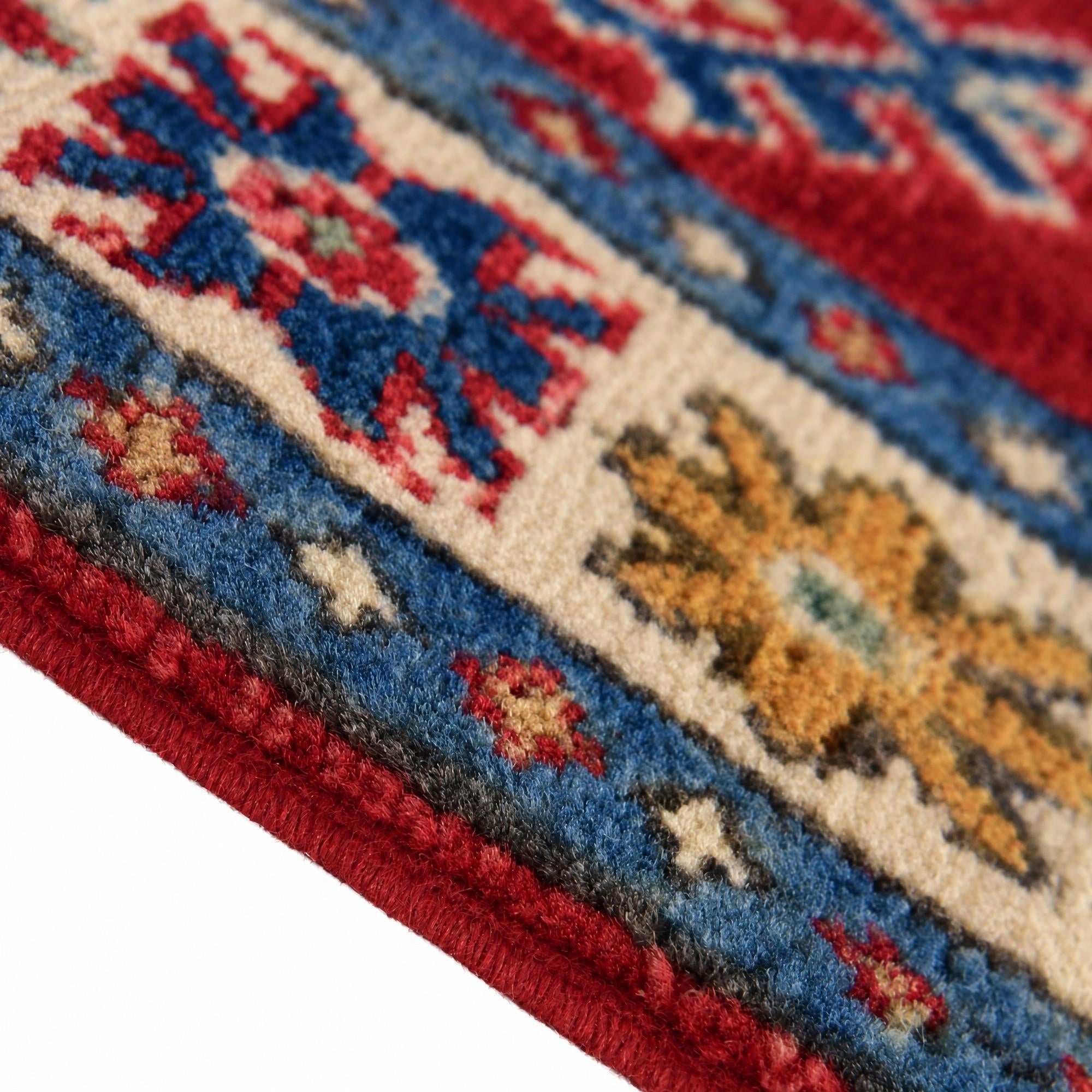 80cm x 120cm anudado a mano Kazak Alfombra
