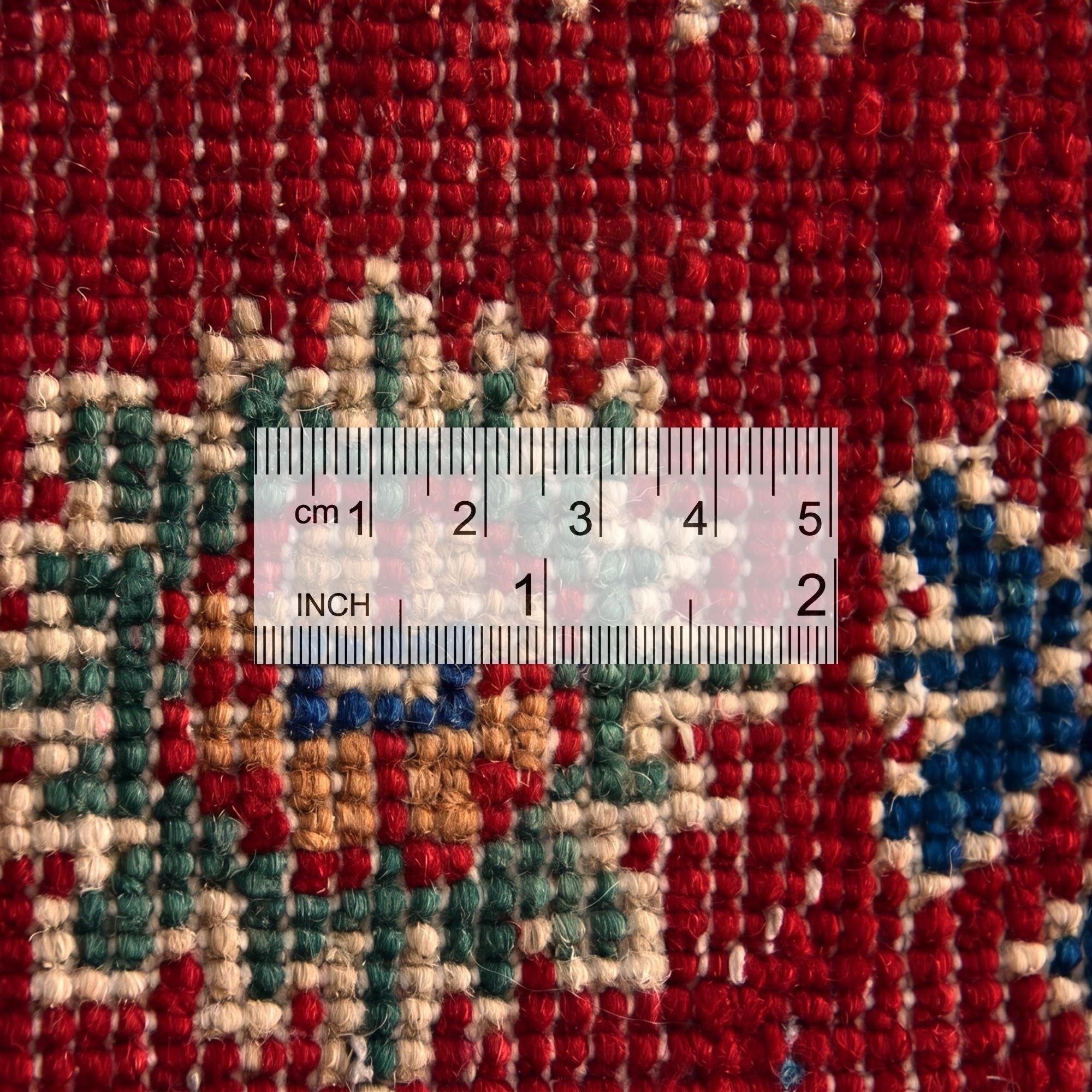 2' 8 x 4' Hand Knotted Kazak Rug