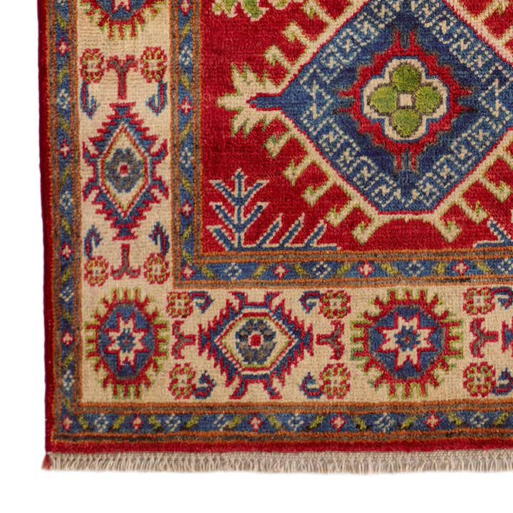 2' 6 x 4' 4 Hand Knotted Kazak Rug