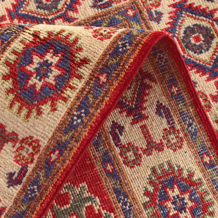 2' 6 x 4' 4 Hand Knotted Kazak Rug