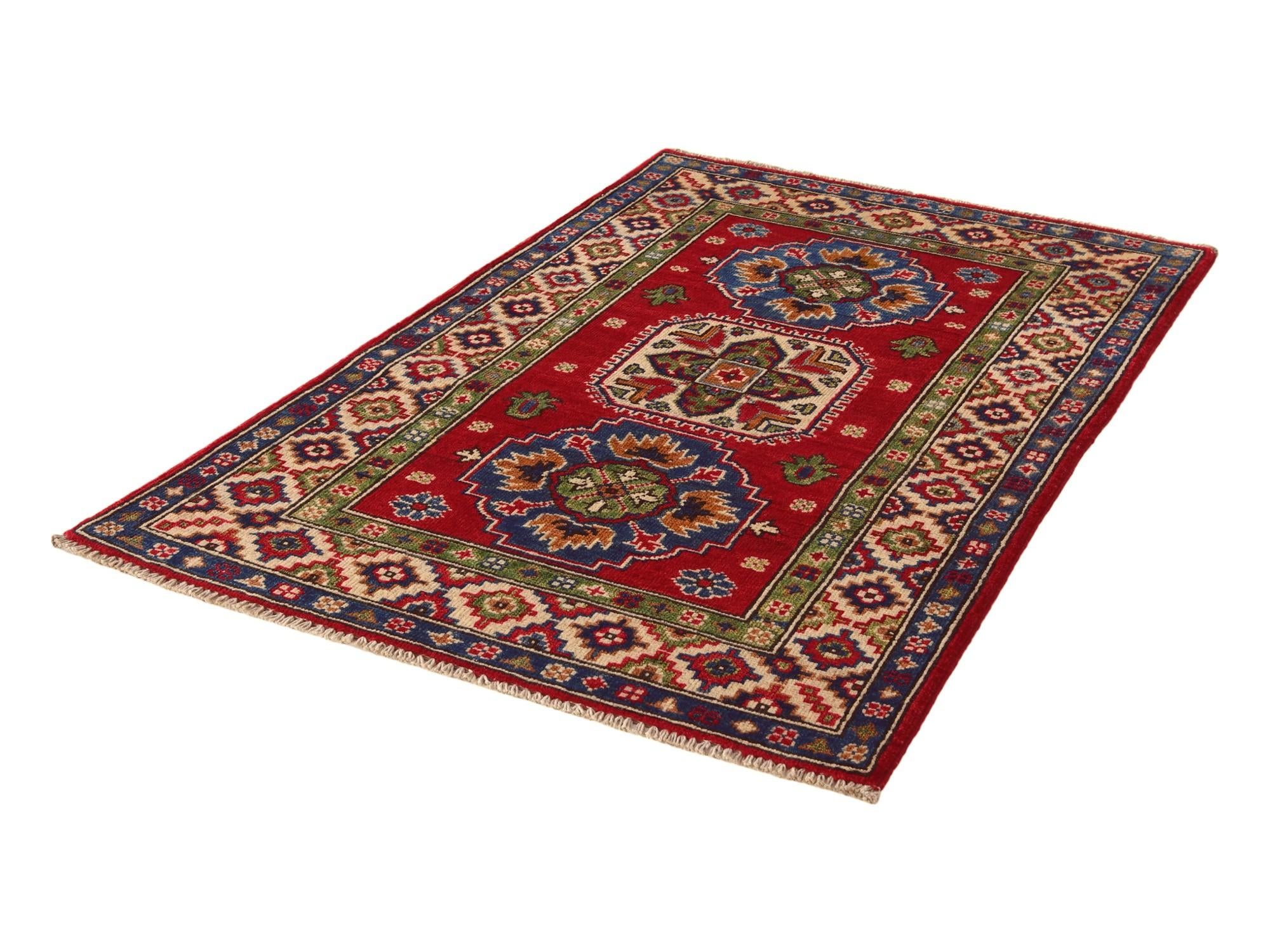 2' 8 x 4' 3 Hand Knotted Kazak Rug