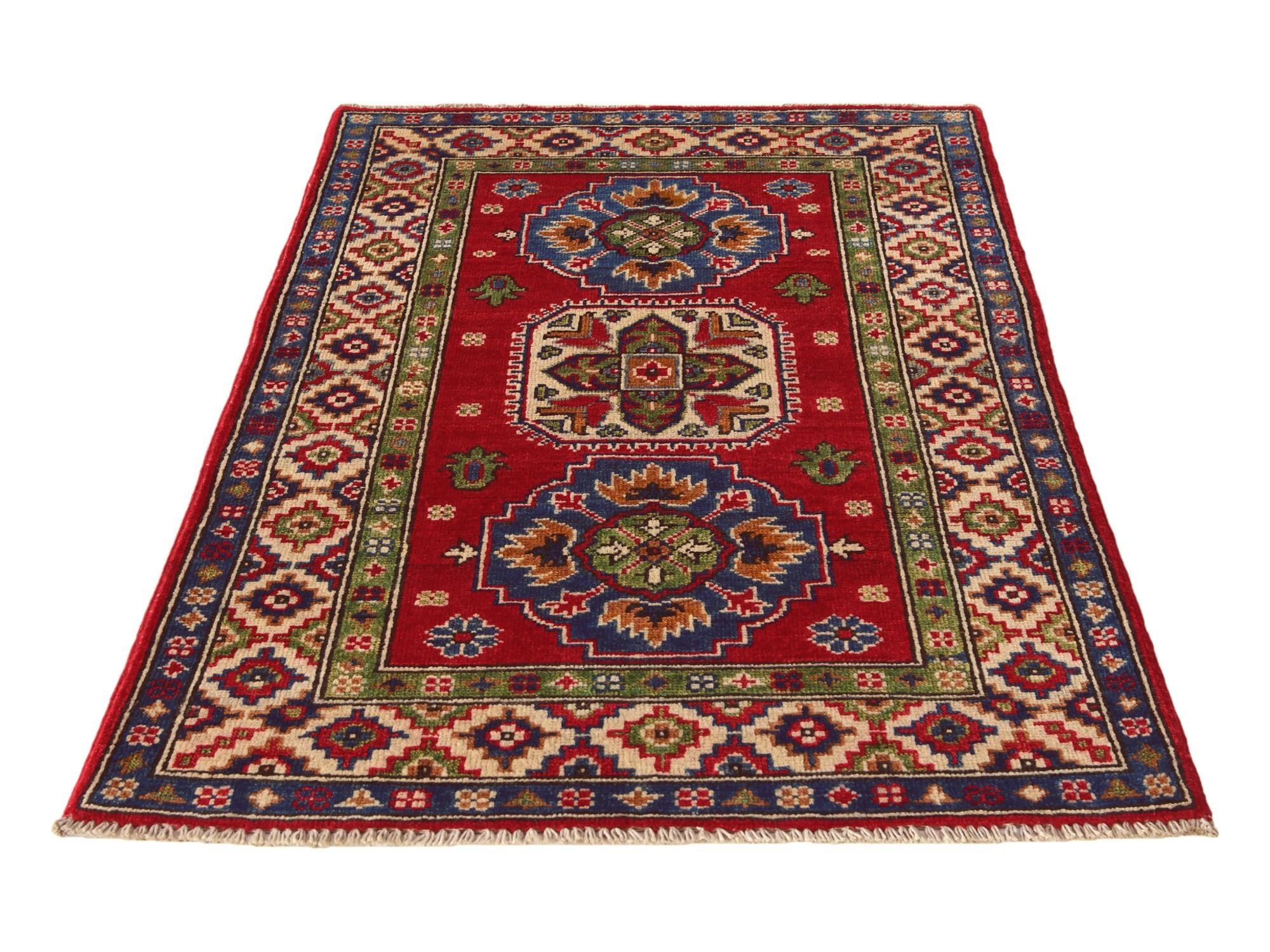 2' 8 x 4' 3 Hand Knotted Kazak Rug