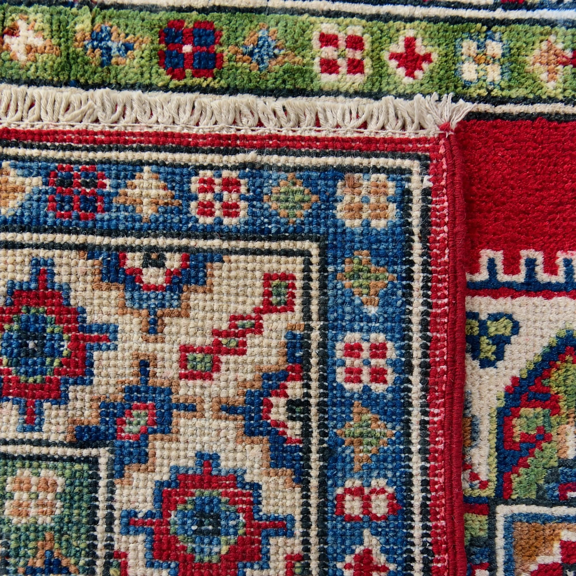 80cm x 130cm Hand Knotted Kazak Rug