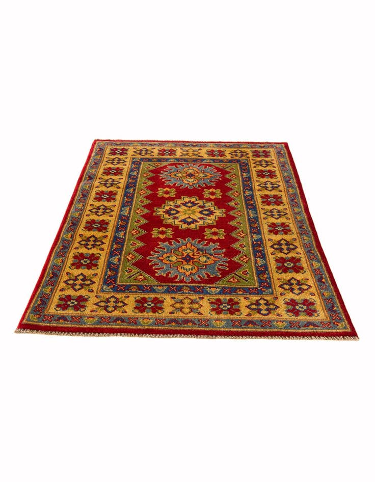 Detail image of 2' 8 x 4' Hand Knotted Kazak Rug