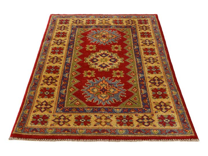 2' 8 x 4' Hand Knotted Kazak Rug