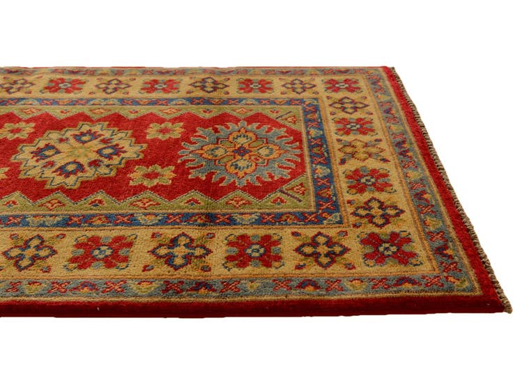 Detail image of 2' 8 x 4' Hand Knotted Kazak Rug
