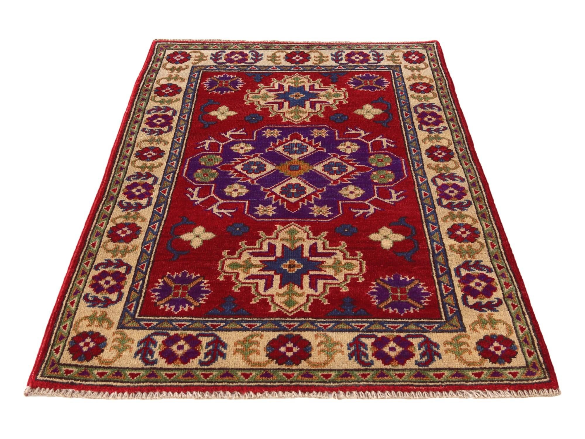 2' 8 x 4' 2 Hand Knotted Kazak Rug