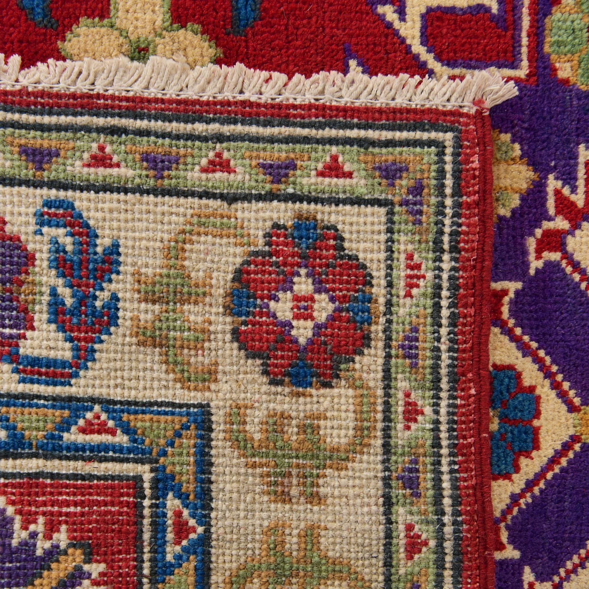 80cm x 125cm Hand Knotted Kazak Rug
