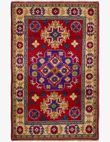 2' 8 x 4' 2 Hand Knotted Kazak Rug