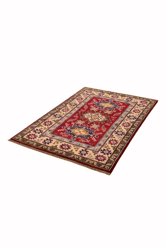Detail image of 2' 9 x 4' 2 Hand Knotted Kazak Rug