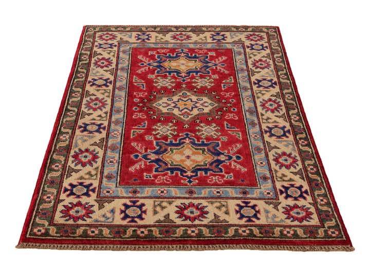 2' 9 x 4' 2 Hand Knotted Kazak Rug