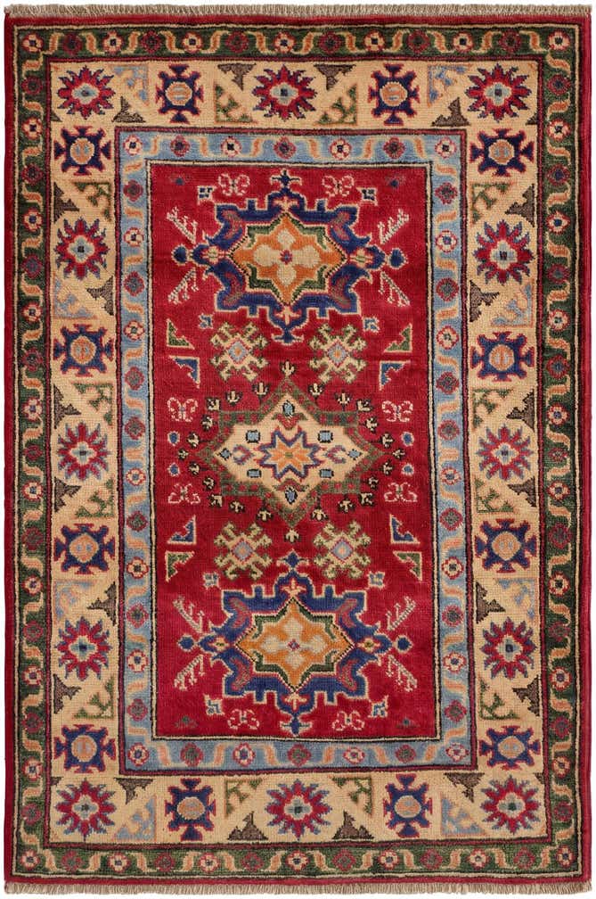 2' 9 x 4' 2 Hand Knotted Kazak Rug