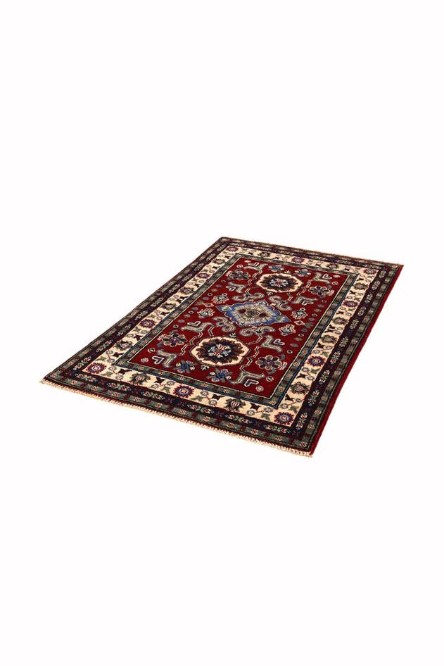 Detail image of 2' 7 x 4' 2 Hand Knotted Kazak Rug