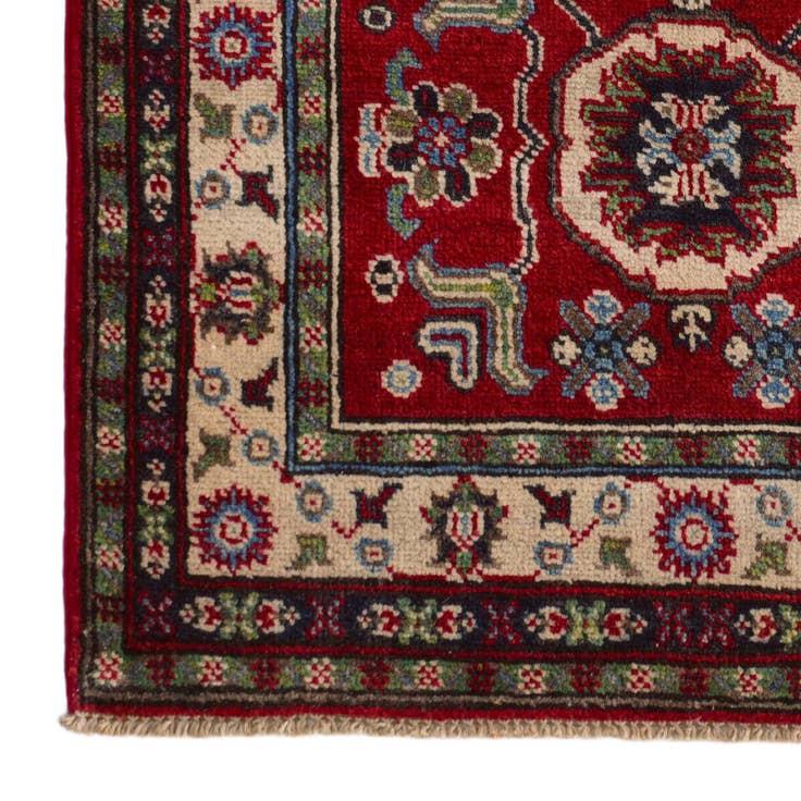 Detail image of 2' 7 x 4' 2 Hand Knotted Kazak Rug