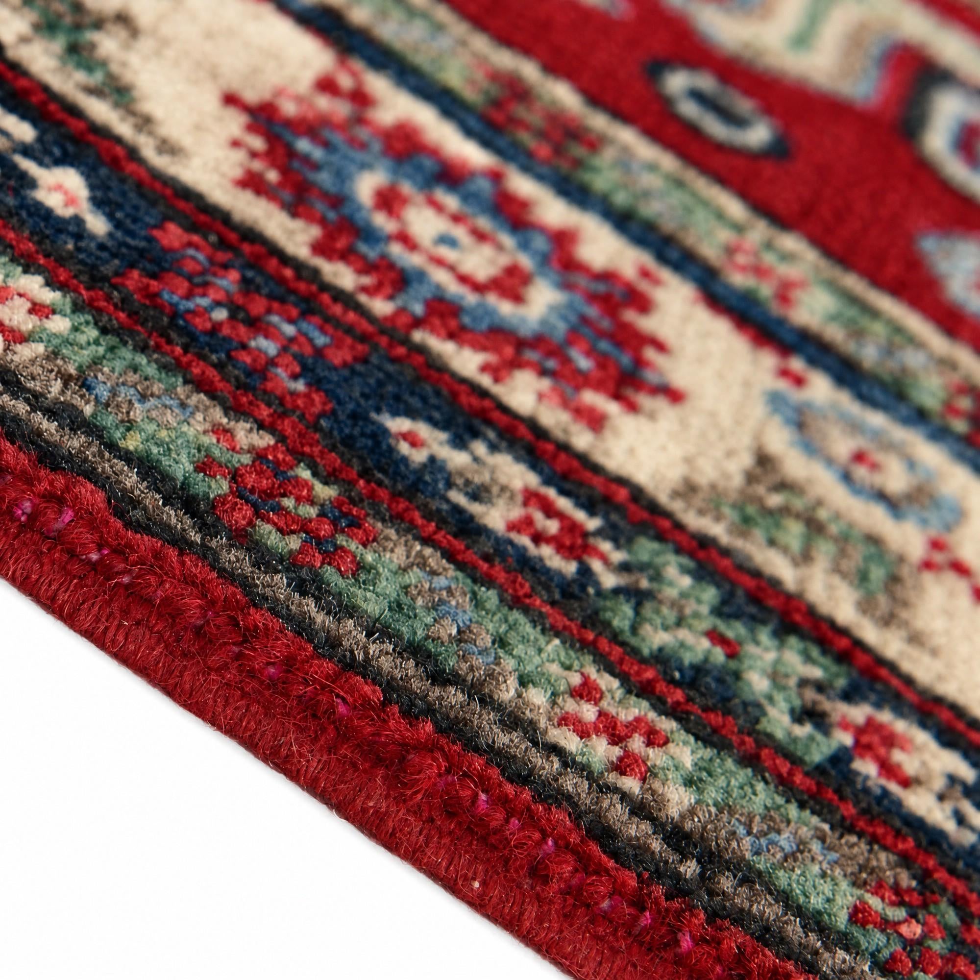 Detail image 8 of 12: 2' 7 x 4' 2 Hand Knotted Kazak Rug