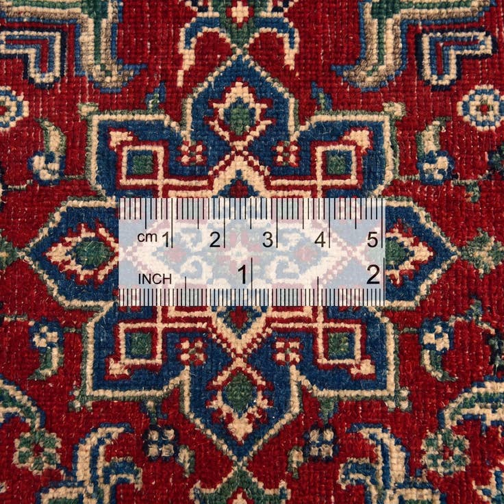 Detail image of 2' 7 x 4' 2 Hand Knotted Kazak Rug