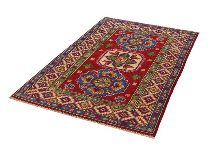 2' 8 x 4' 1 Hand Knotted Kazak Rug