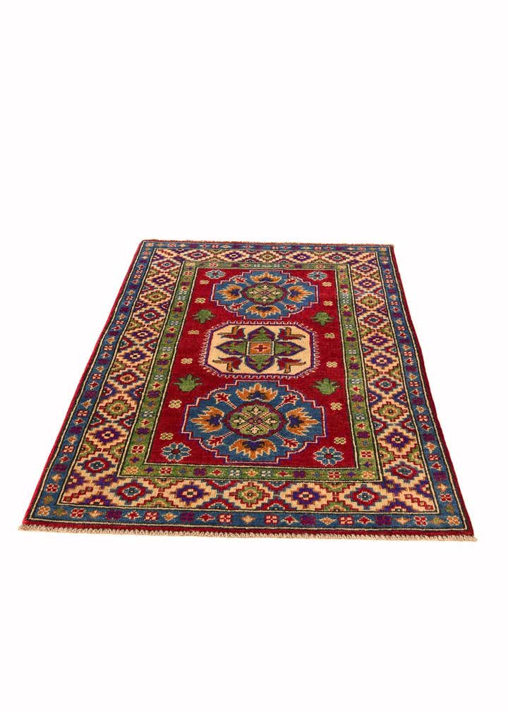 2' 8 x 4' 1 Hand Knotted Kazak Rug