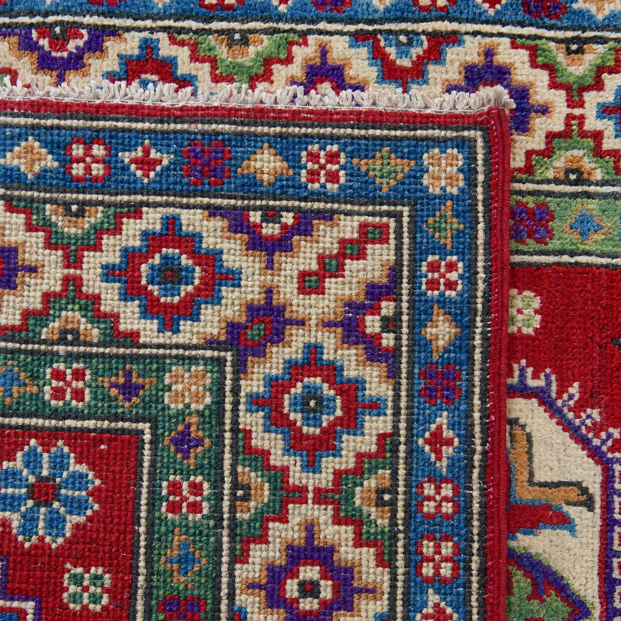 80cm x 125cm Hand Knotted Kazak Rug