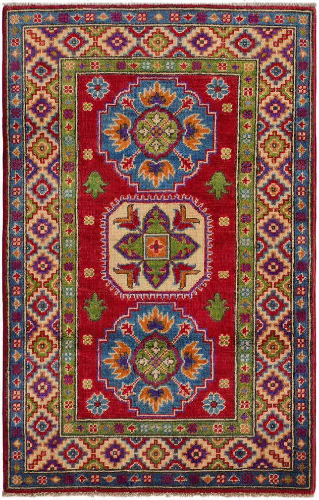 2' 8 x 4' 1 Hand Knotted Kazak Rug