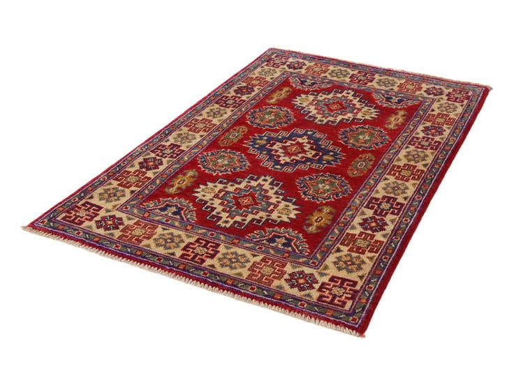 Detail image of 2' 6 x 3' 11 Hand Knotted Kazak Rug
