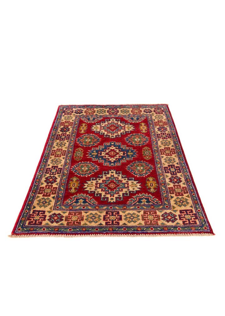 2' 6 x 3' 11 Hand Knotted Kazak Rug