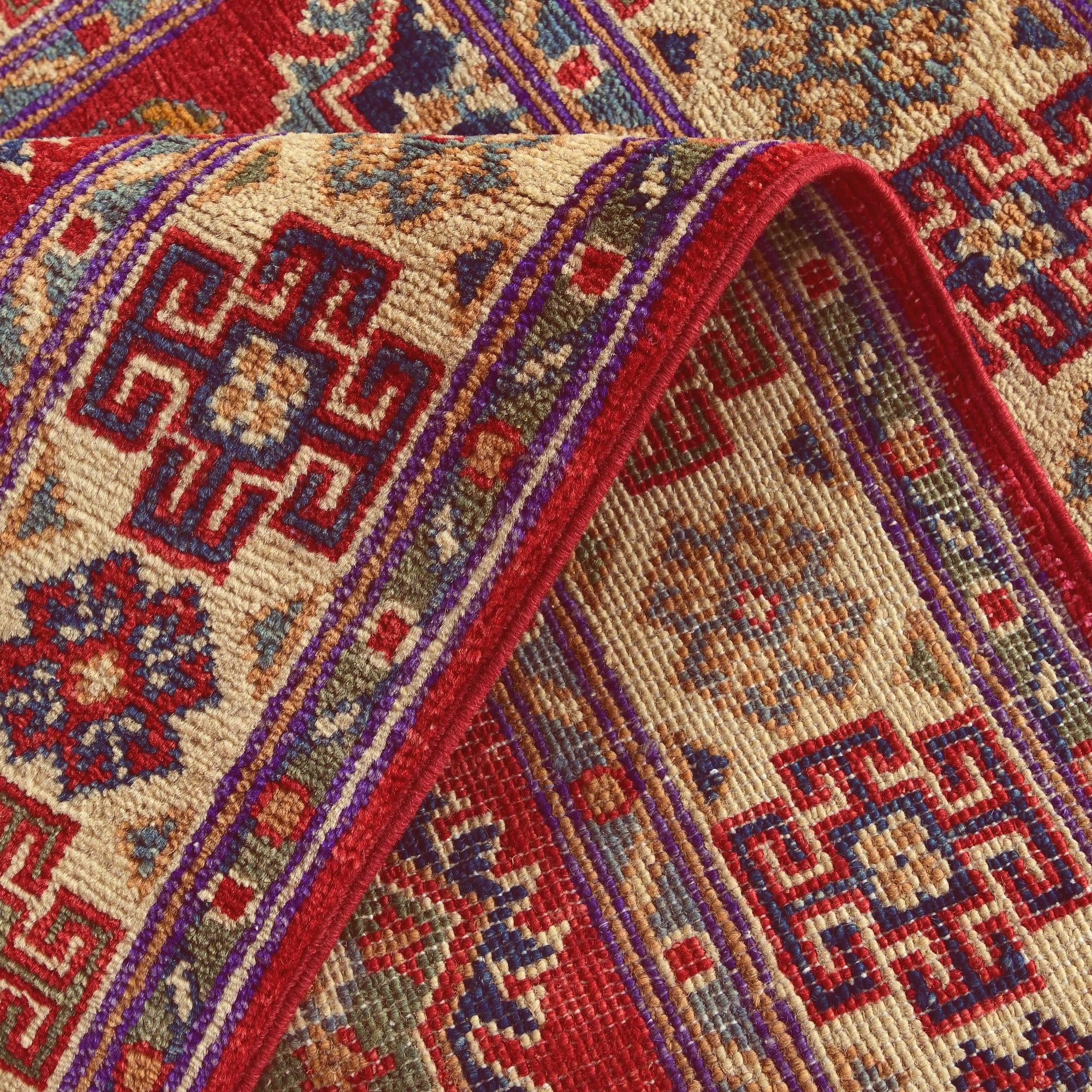 2' 6 x 3' 11 Hand Knotted Kazak Rug