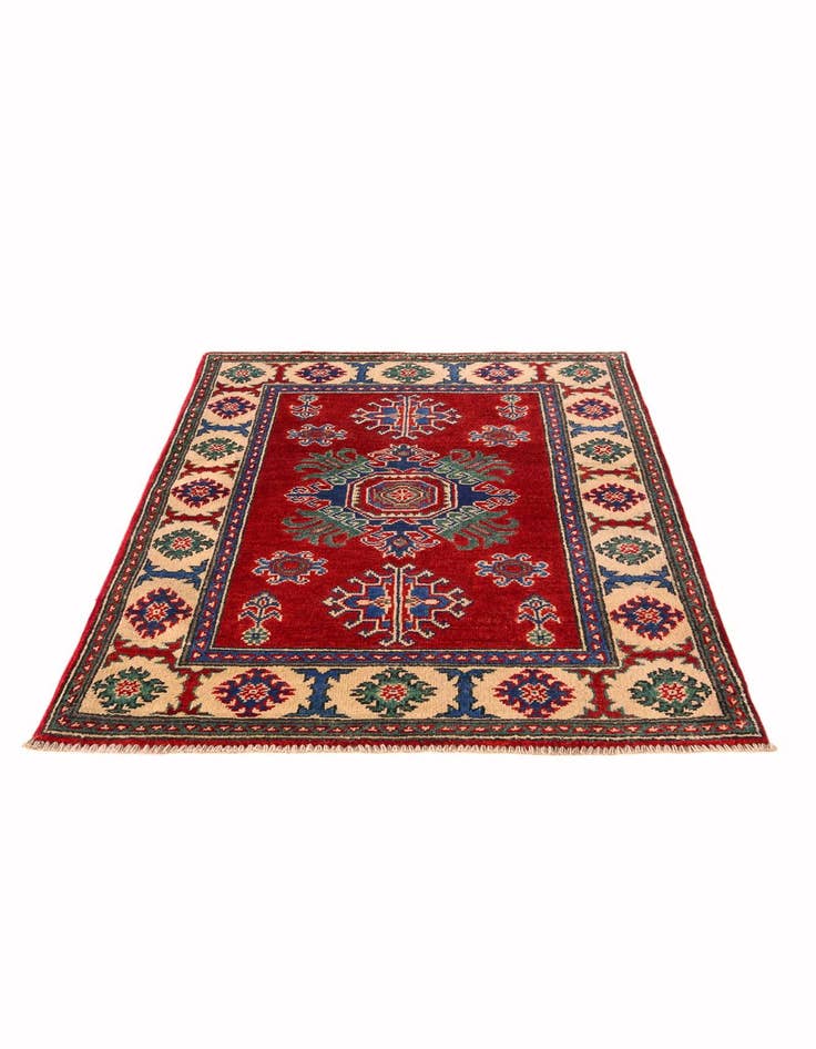Detail image of 2' 10 x 4' Hand Knotted Kazak Rug