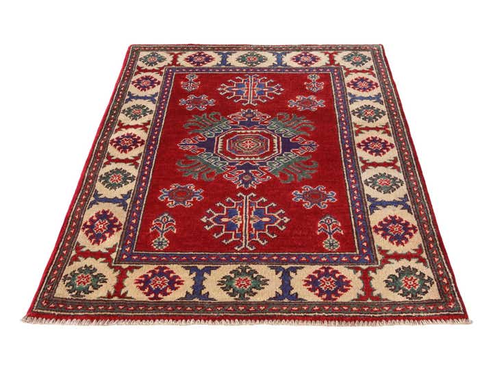 2' 10 x 4' Hand Knotted Kazak Rug