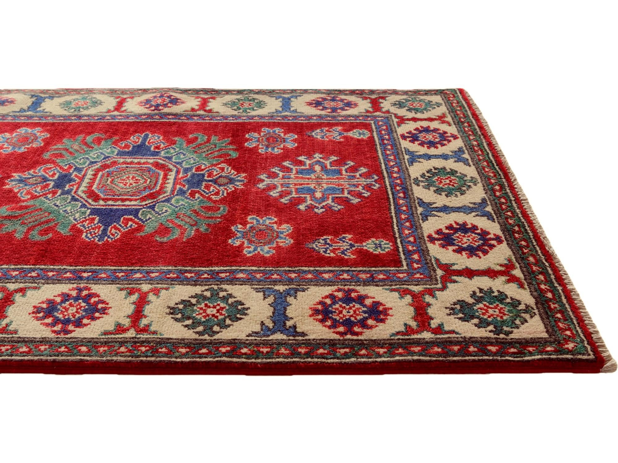 2' 10 x 4' Hand Knotted Kazak Rug