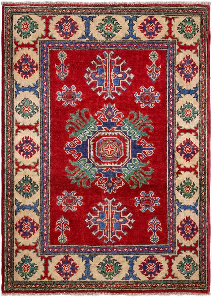 2' 10 x 4' Hand Knotted Kazak Rug