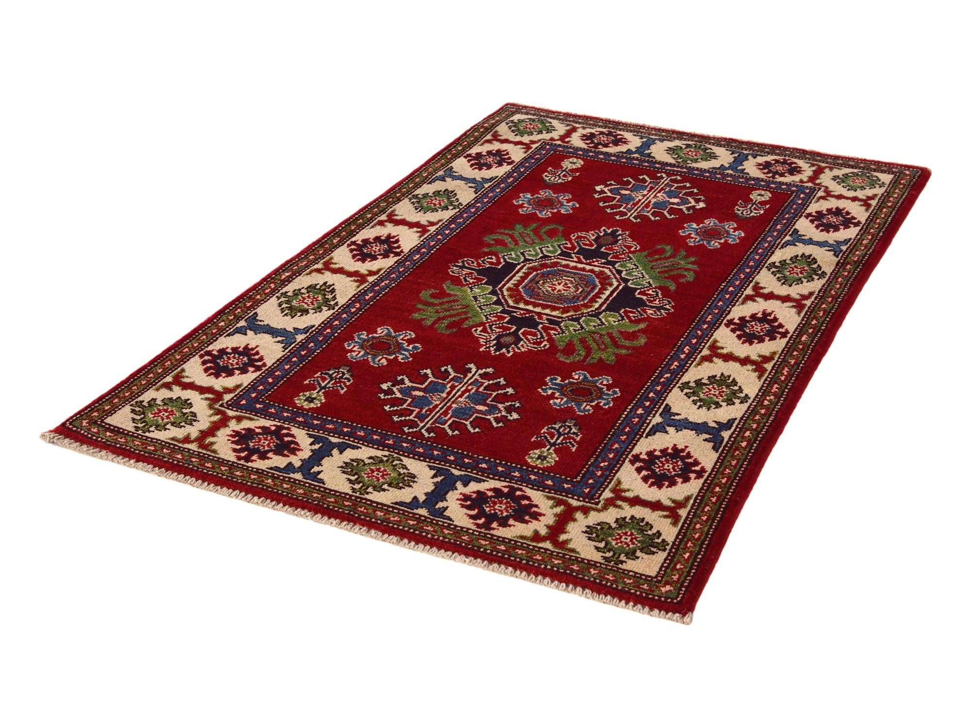 2' 7 x 4' 2 Hand Knotted Kazak Rug