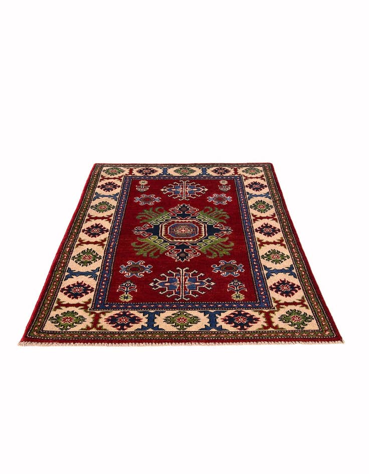 Detail image of 2' 7 x 4' 2 Hand Knotted Kazak Rug