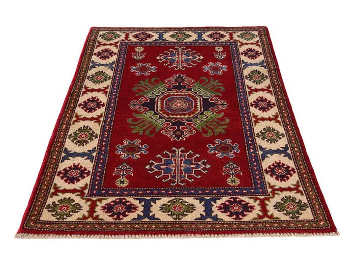 2' 7 x 4' 2 Hand Knotted Kazak Rug